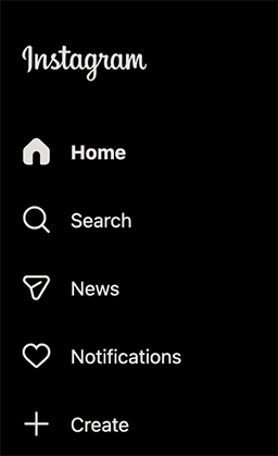 Navbar with hidden items